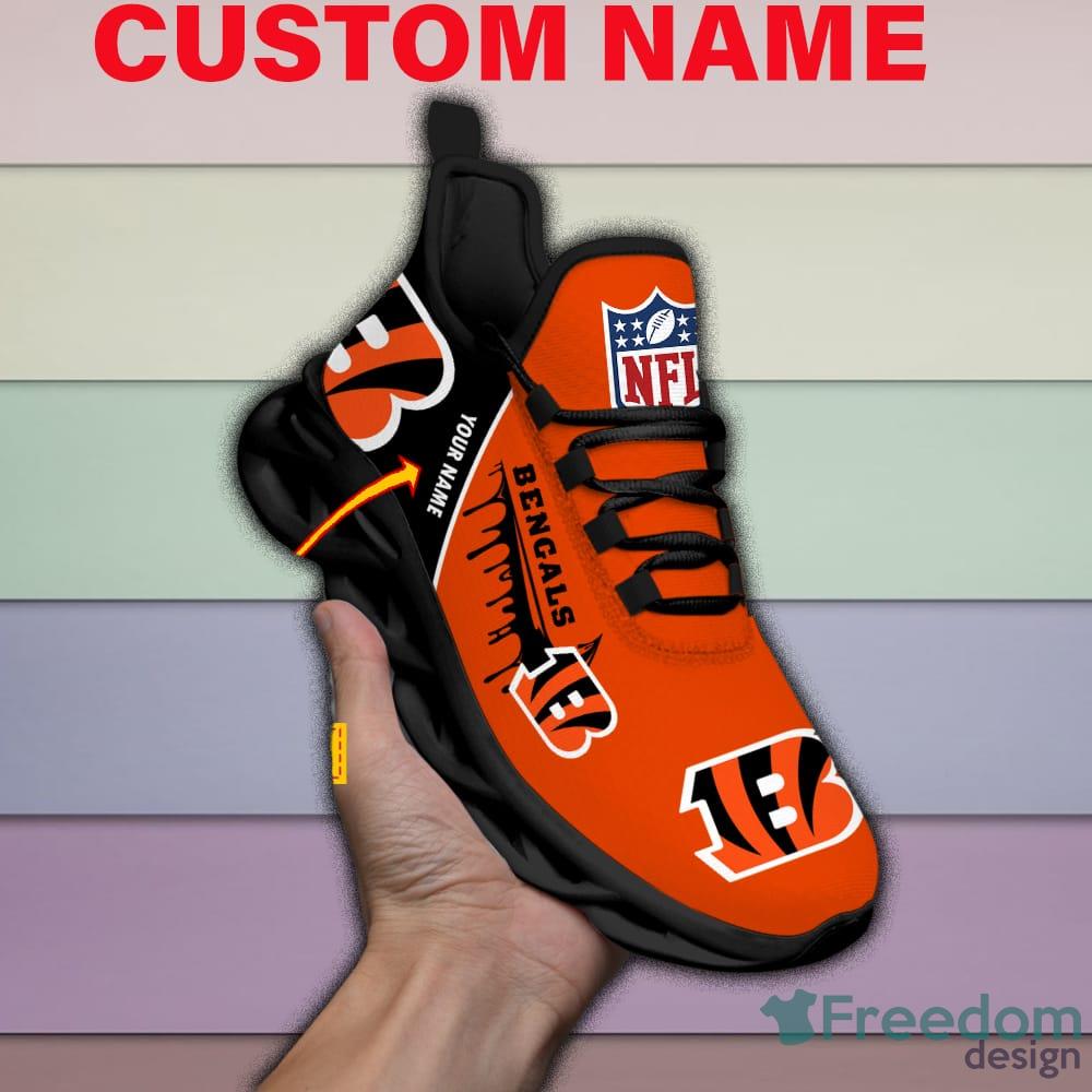 Cincinnati Bengals LGBT NFL Custom Name Running Sneakers