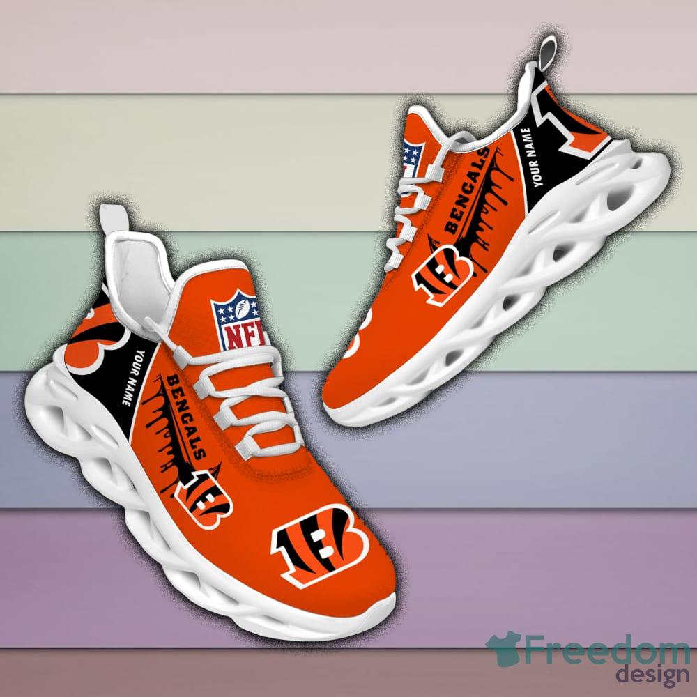 Cincinnati Bengals Max Soul Sneakers Custom Name Trending Sport Running  Shoes - Freedomdesign