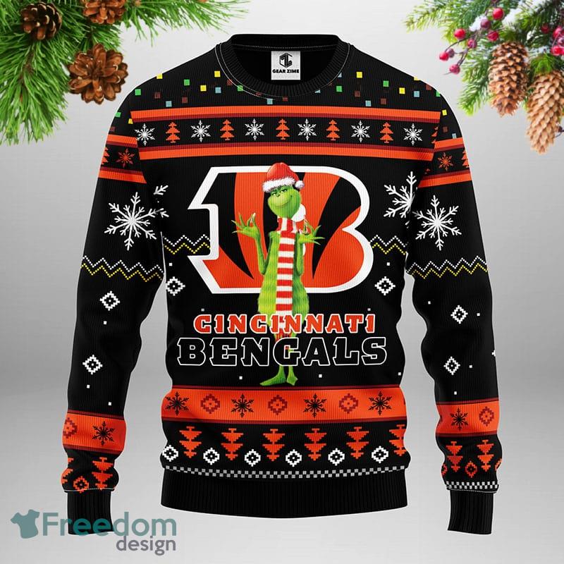 NFL Cincinnati Bengals Funny Peanuts Snoopy Woodstock Ugly Christmas Sweater  - The Clothes You'll Ever Need