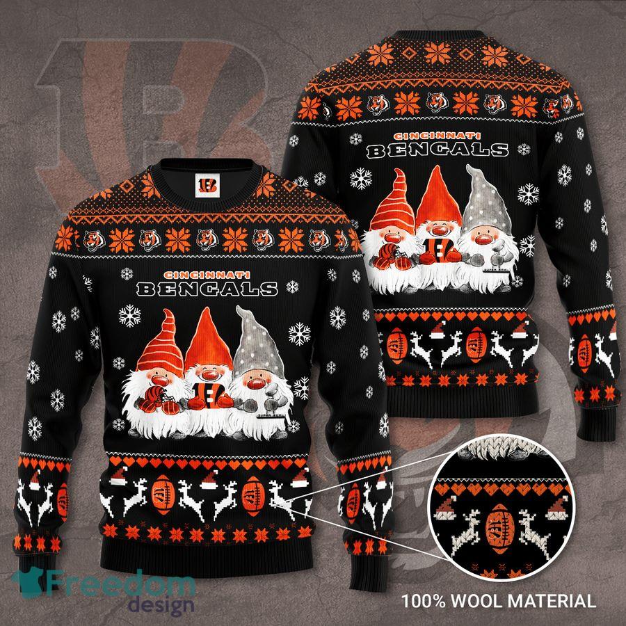 NFL Cincinnati Bengals Funny Peanuts Snoopy Woodstock Ugly Christmas Sweater  - The Clothes You'll Ever Need