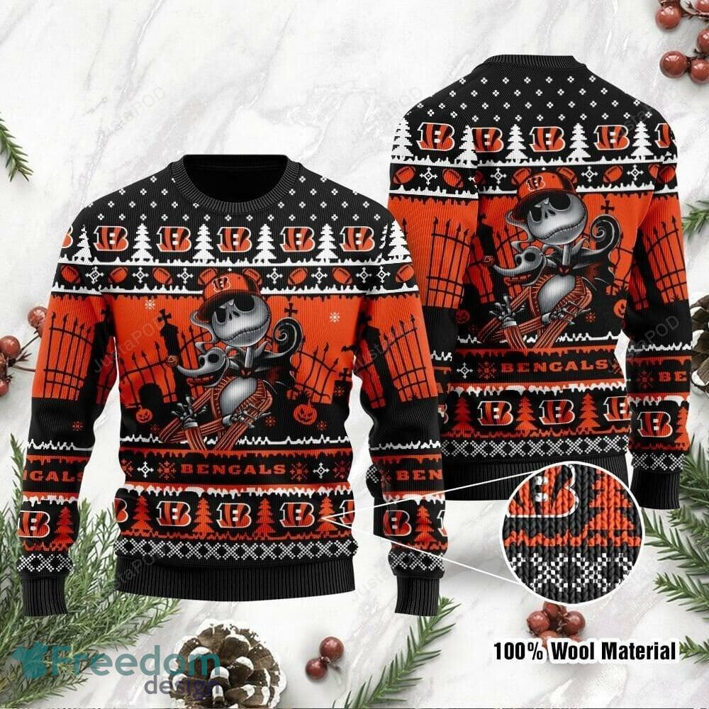 NFL Cincinnati Bengals Grateful Dead Fleece 3D Sweater For Men And Women  Gift Ugly Christmas - Banantees