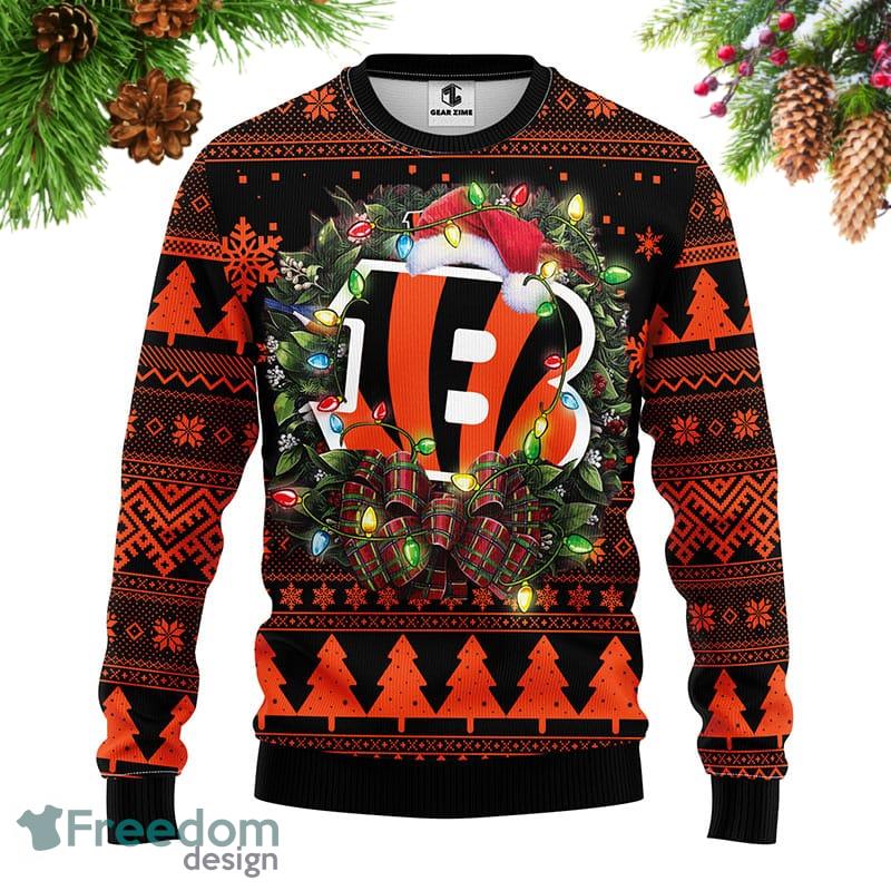 Cincinnati Bengals Light Up NFL Bengals Ideas Ugly Christmas Sweater For  Men And Women - Freedomdesign