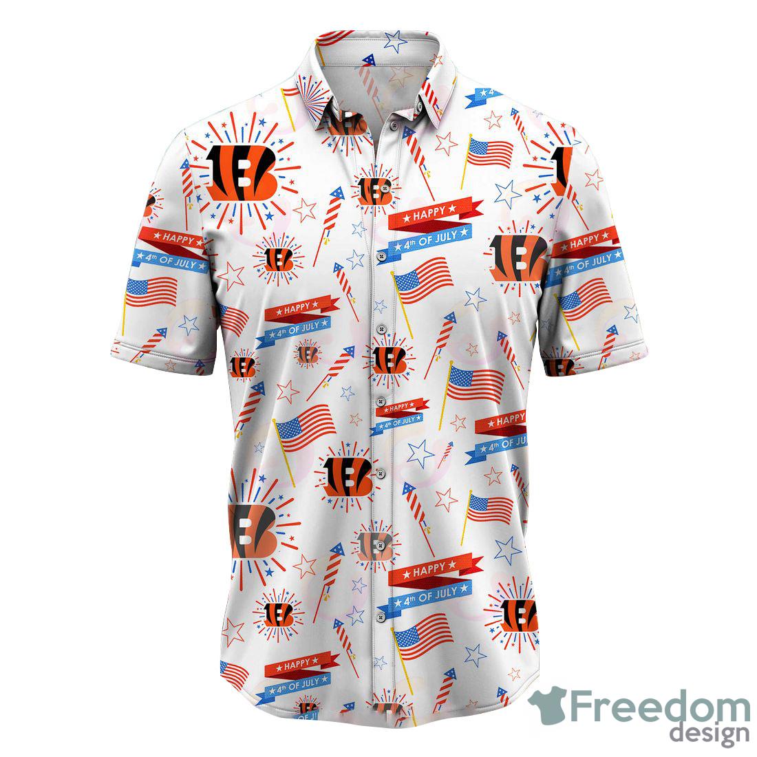 Cincinnati Bengals NFL Design 1 Beach Hawaiian Shirt Men And Women For Fans  Gift - Freedomdesign