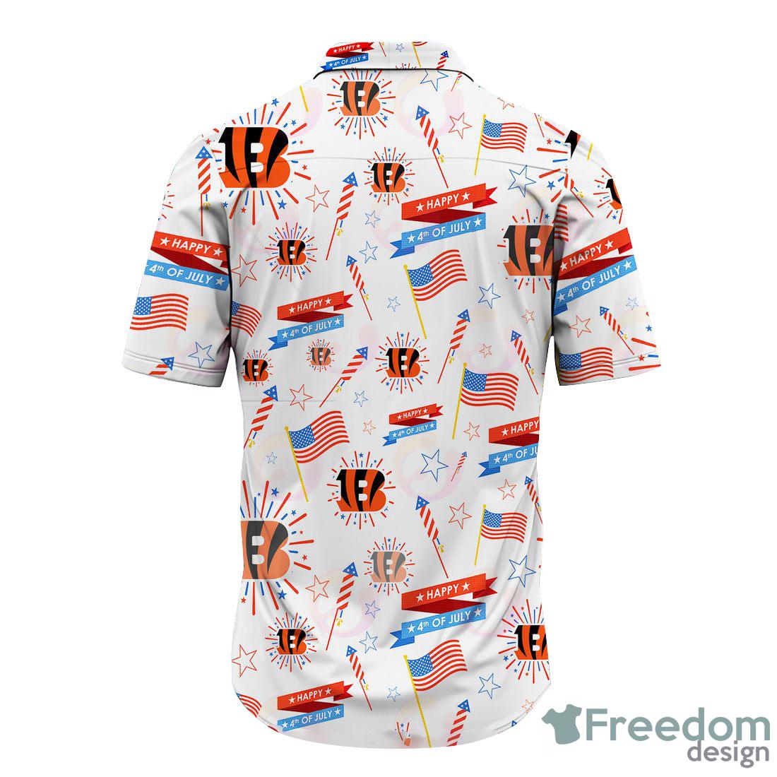 Cincinnati Bengals NFL Custom Name Hawaiian Shirt For Men Women Style Gift  For Real Fans - Freedomdesign