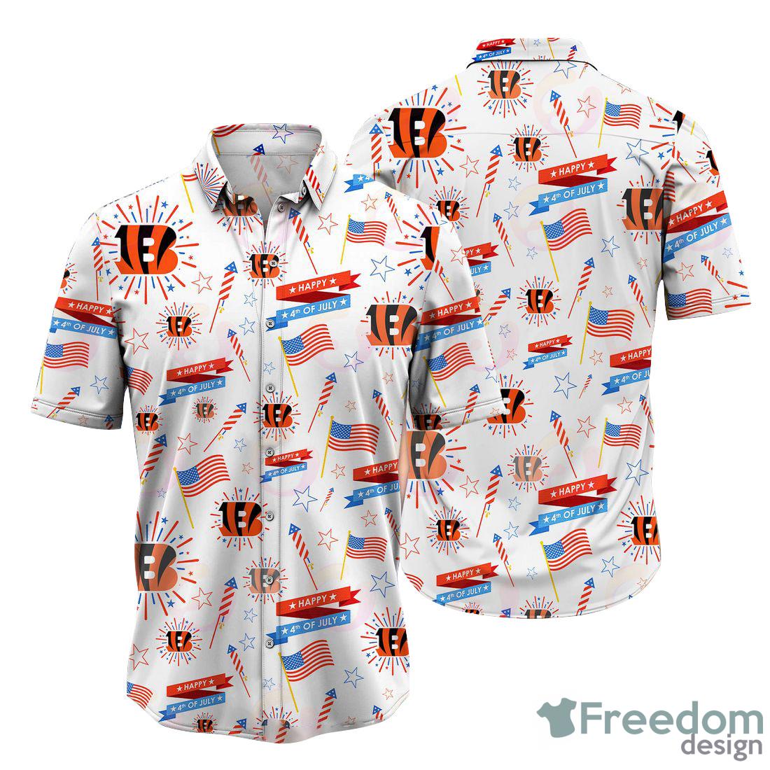 Cincinnati Bengals NFL Design 1 Beach Hawaiian Shirt Men And Women