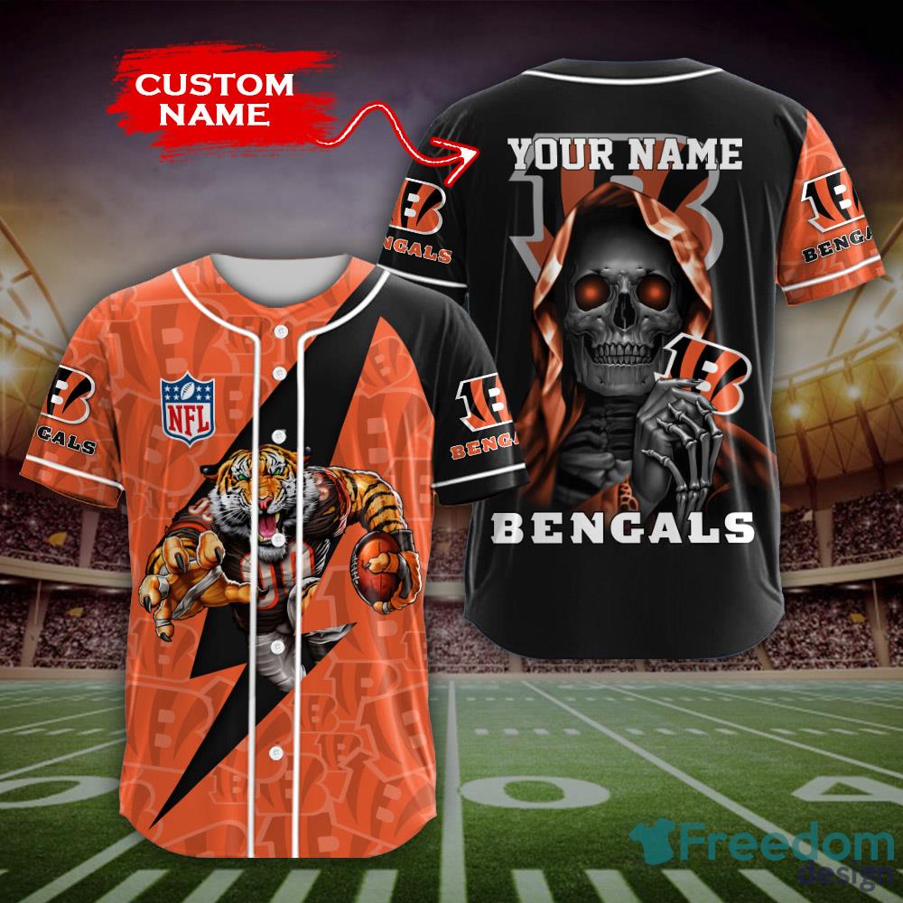 NFL Cincinnati Bengals Baseball Customized Jersey (2)