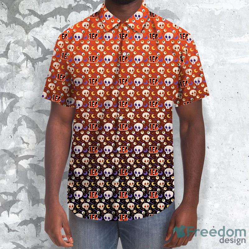 Cincinnati Bengals Tropical Skull NFL Design 2 Beach Hawaiian Shirt Men And  Women For Fans Gift - Freedomdesign