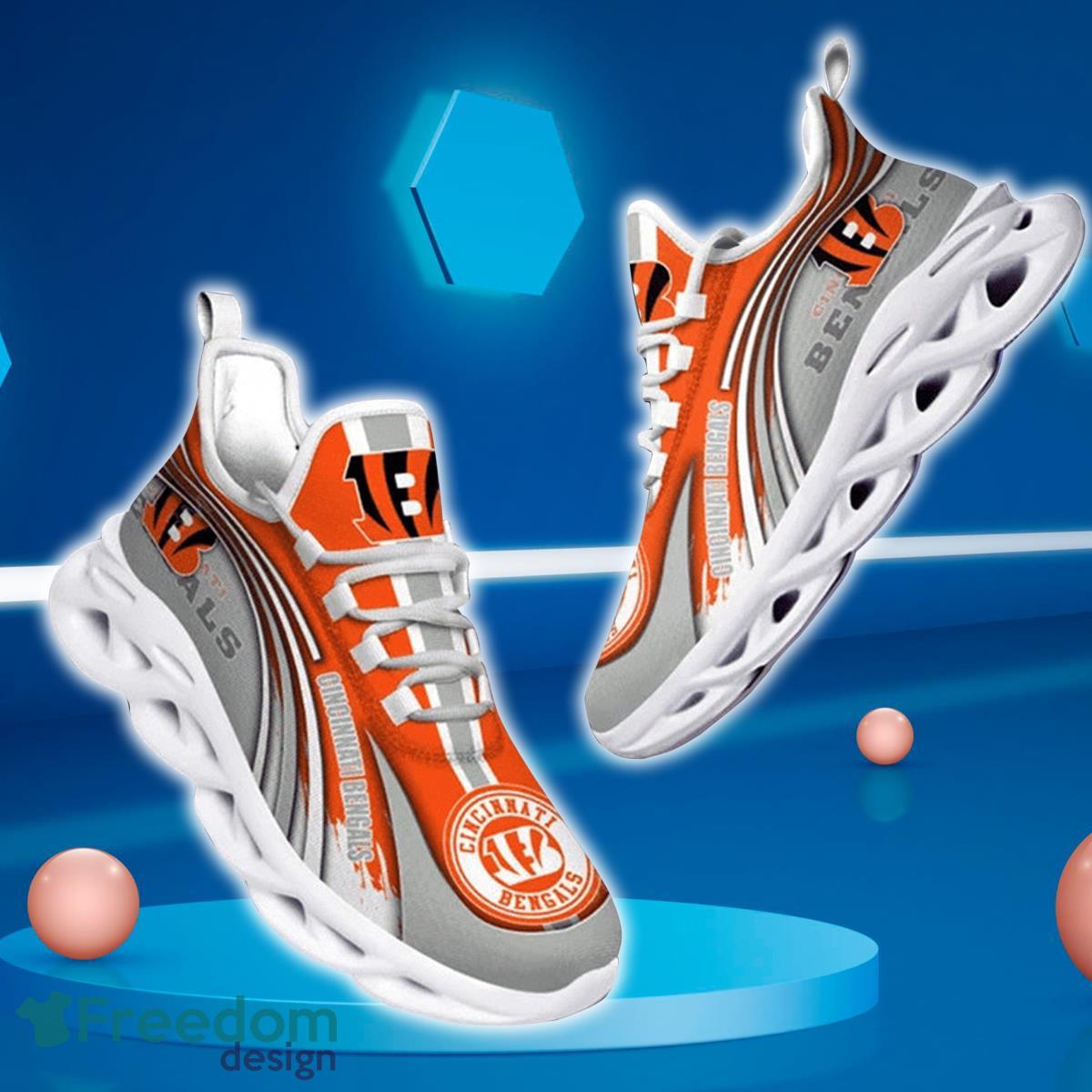 Cincinnati Bengals Team Max Soul Shoes Running Sneakers For Men Women Fans Product Photo 1