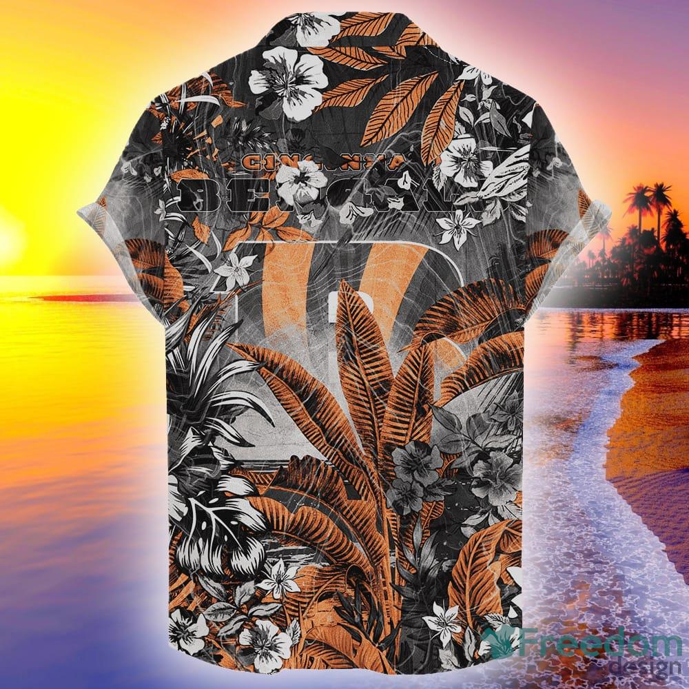 Cincinnati Bengals Hawaiian Shirt Sugar Skull Cincinnati Bengals