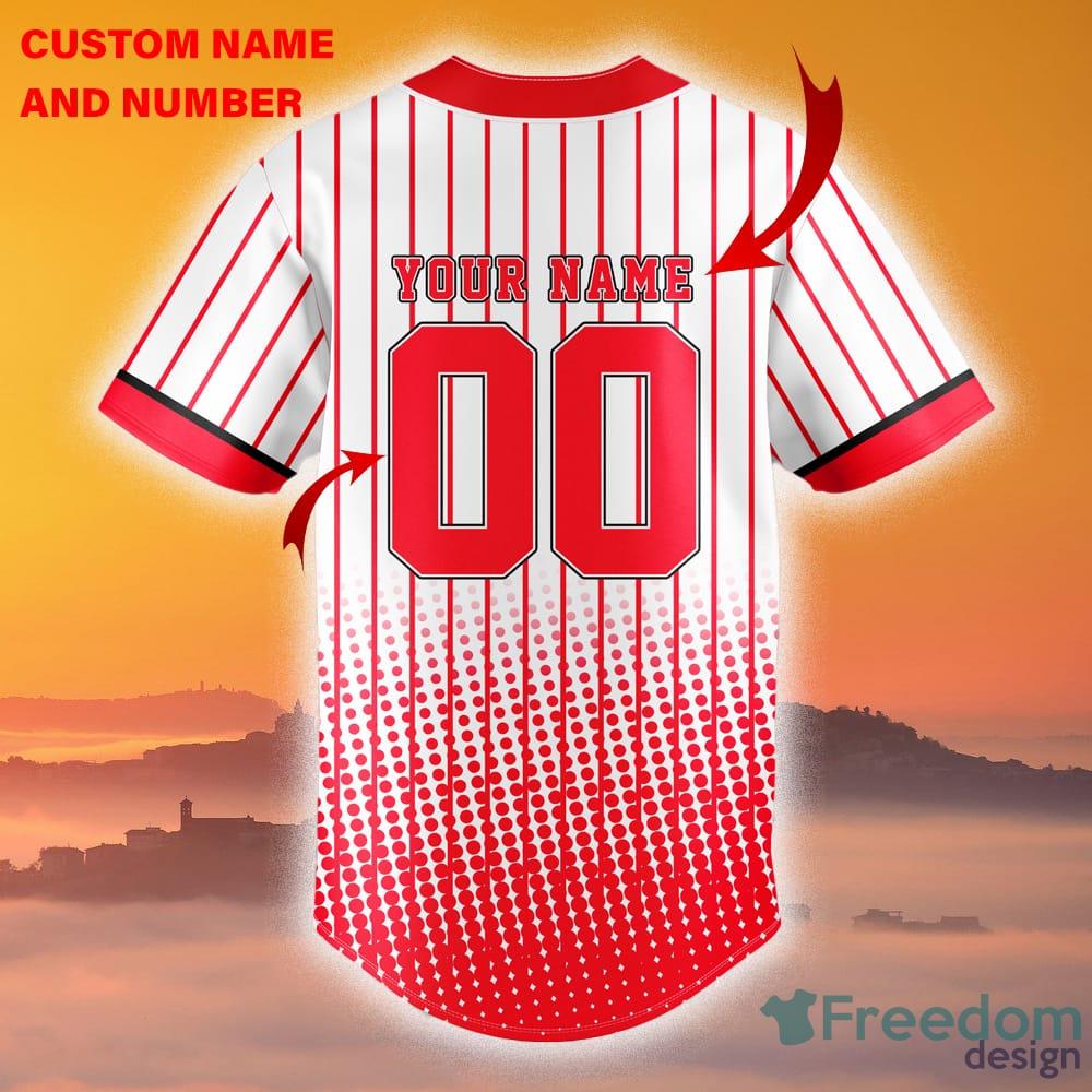 Top-selling item] Custom team name cincinnati reds mlb full printed  baseball jersey