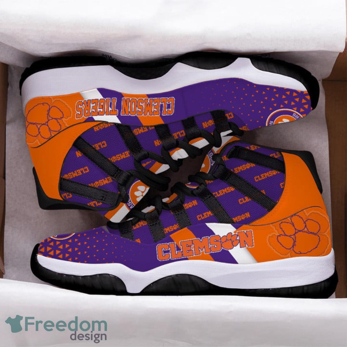 Clemson Tigers Football Team Air Jordan 11 Best Sneakers For Men Women Fans Product Photo 1