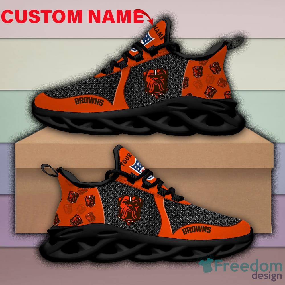 Cleveland Browns NFL Custom Name Max Soul Shoes Bet Gift For Men