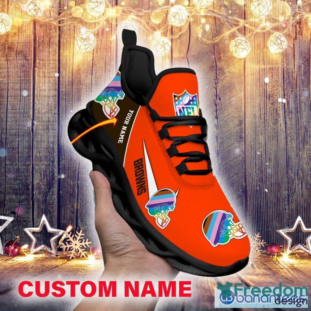 Cleveland Browns NFL Logo Low Top Skate Shoes For Men And Women -  Freedomdesign