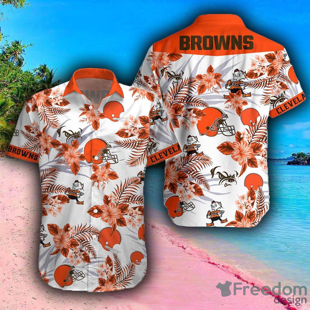 Cleveland Browns Skull NFL Hawaii Shirt For Men And Women Gift