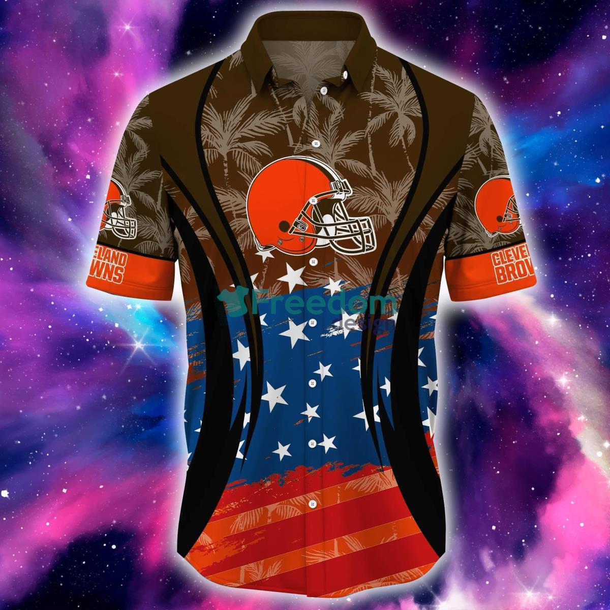 Cleveland Browns NFL Custom Name Hawaiian Shirt For Men And Women Special  Gift For True Fans - Freedomdesign