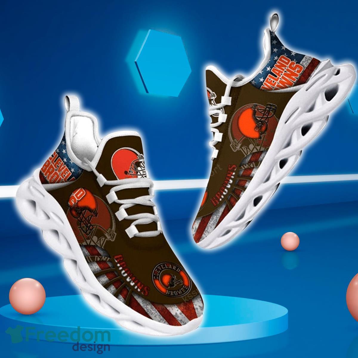 Cleveland Browns Team Max Soul Shoes Running Sneakers For Fans