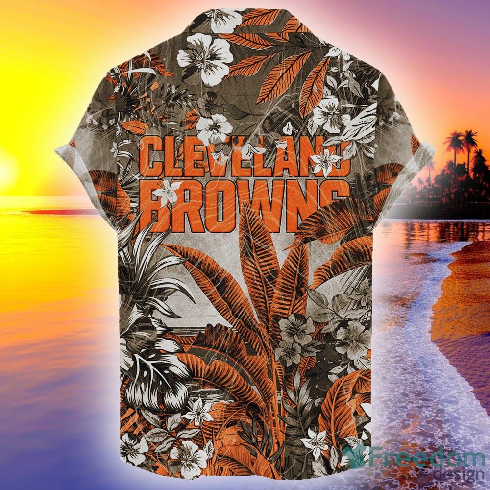 Cleveland Browns NFL Custom Name Hawaiian Shirt For Men Women Style Gift  For Real Fans - Freedomdesign