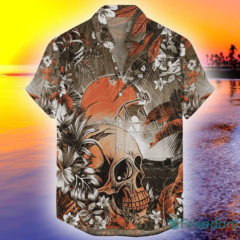 Pittsburgh Steelers NFL Skull Halloween Gift Fans Hawaiian Shirt