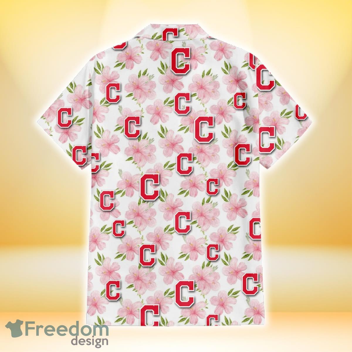 Cleveland Indians Team Hibiscus Pattern Aloha Hawaiian Shirt Summer Gift -  Freedomdesign