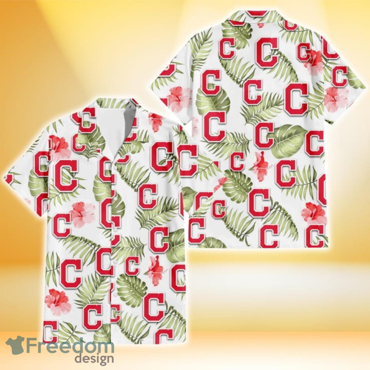 Chicago Cubs Logo And Green Leaf Pattern All Over Print Hawaiian Shirt For  Fans - Freedomdesign