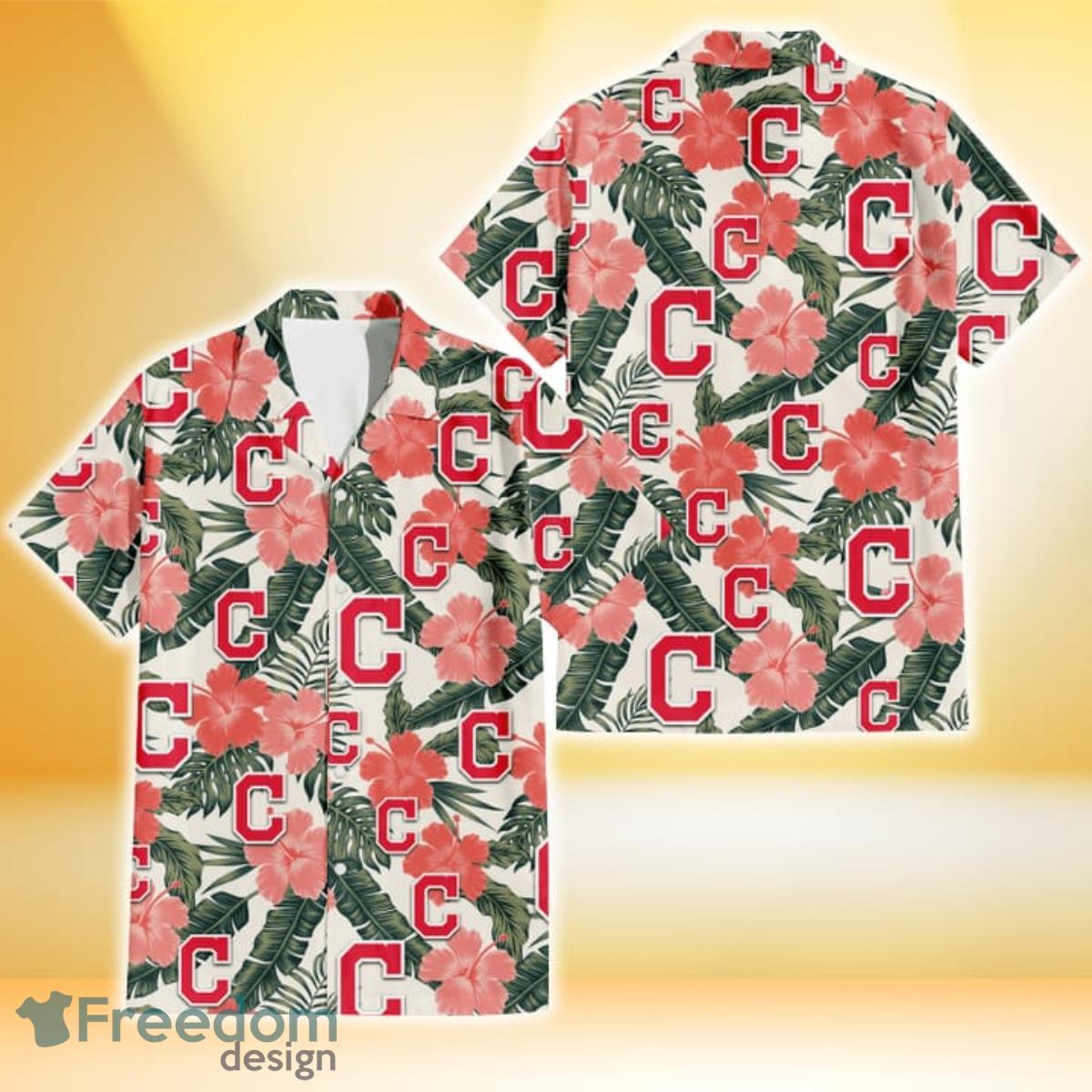 St. Louis Cardinals Pink Hibiscus Green Leaf Blue Background 3D Hawaiian  Shirt Gift For Fans