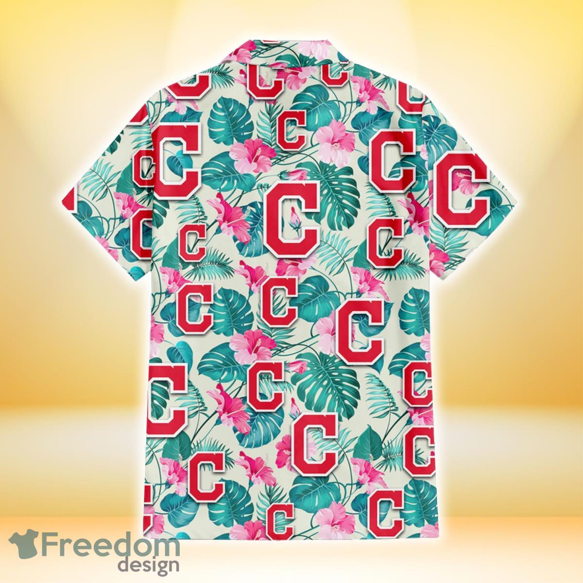 Chicago Cubs Logo And Green Leaf Pattern All Over Print Hawaiian Shirt For  Fans - Freedomdesign