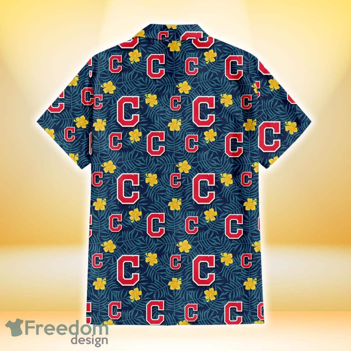 Cleveland Indians Green Leaf Pattern Tropical Hawaiian Shirt For Men And  Women - Freedomdesign