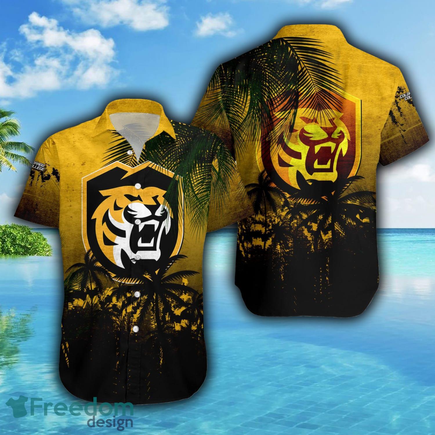 Detroit Tigers Hawaiian Shirt Coconut Tree Detroit Tigers Gift