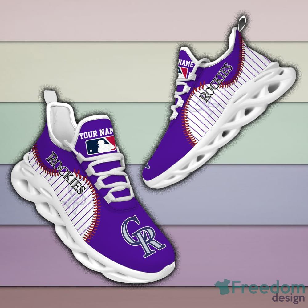 Colorado Rockies MLB Sport Fans Sneakers Men And Women Max Soul Shoes