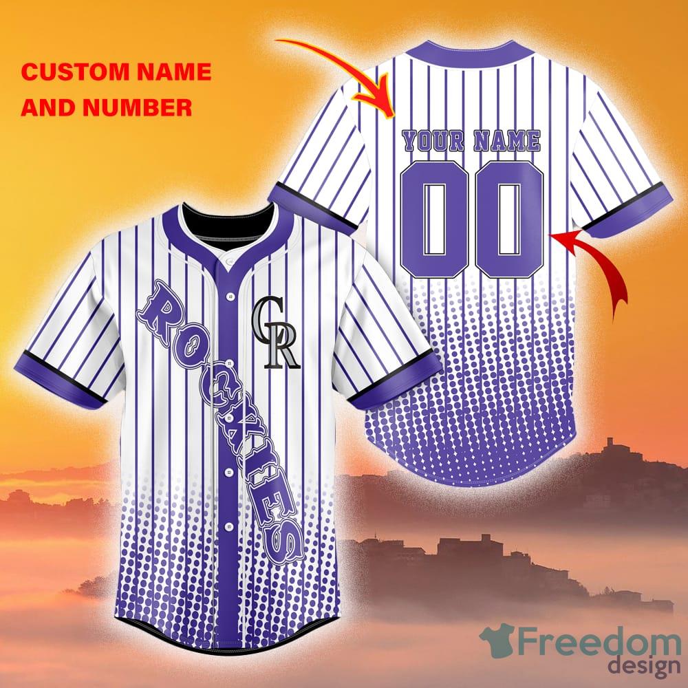 Colorado Rockies Stitch custom Personalized Baseball Jersey