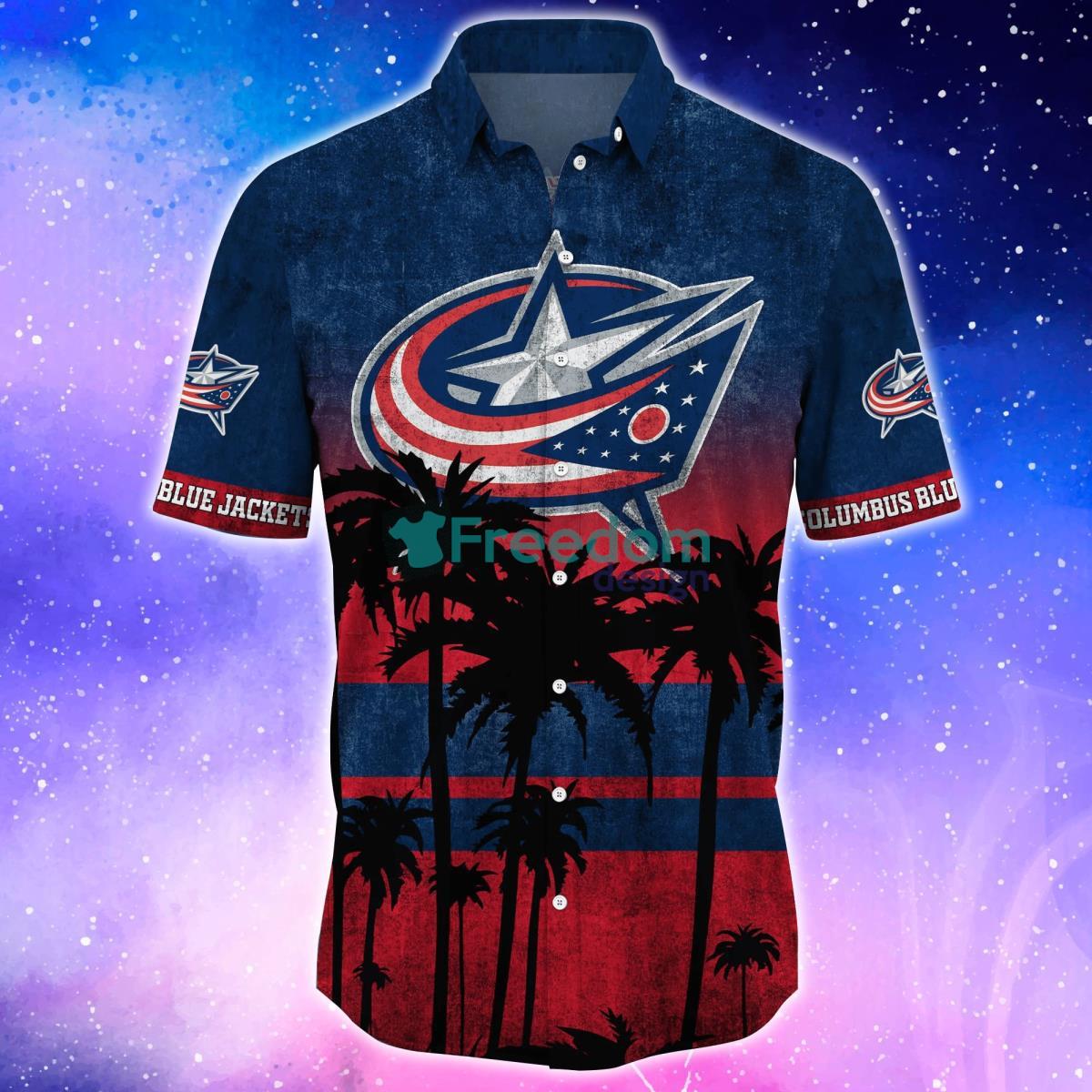 Columbus Blue Jackets NHL Trending Hawaiian Shirt And Shorts For Fans Product Photo 2