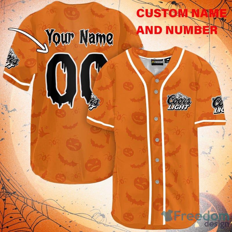 Coors Light Funny Custom Name Baseball Jersey Shirt For Men And Women