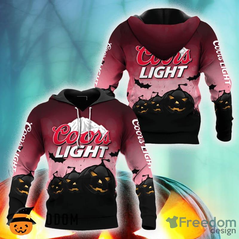 Coors Light Night Pumpkin Hoodie Zip Hoodie Gift Halloween For Men And  Women - Freedomdesign