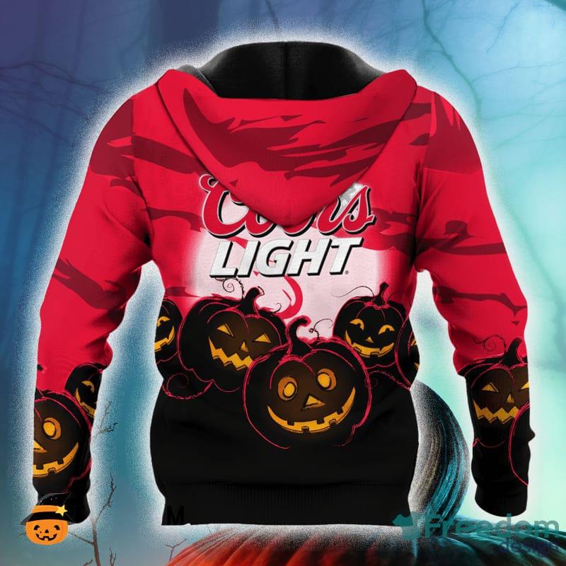 Coors Light Night Pumpkin Hoodie Zip Hoodie Gift Halloween For Men And  Women - Freedomdesign