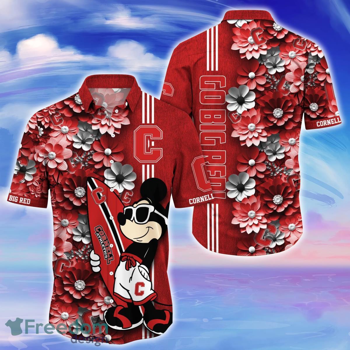 Cornell Big Red Trending Hawaiian Shirt Best Gift For Fans Product Photo 1