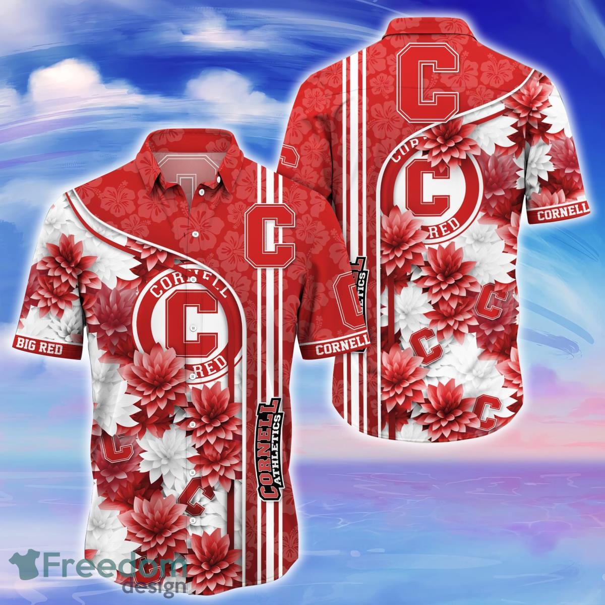 Cornell Big Red Trending Hawaiian Shirt For Fans Product Photo 1