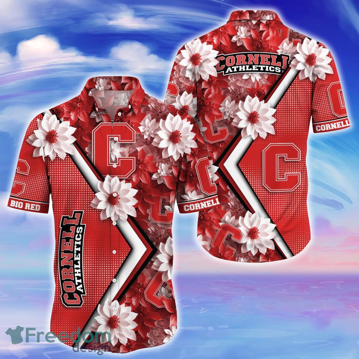 Cornell Big Red Trending Hawaiian Shirt Gift For Fans Product Photo 1