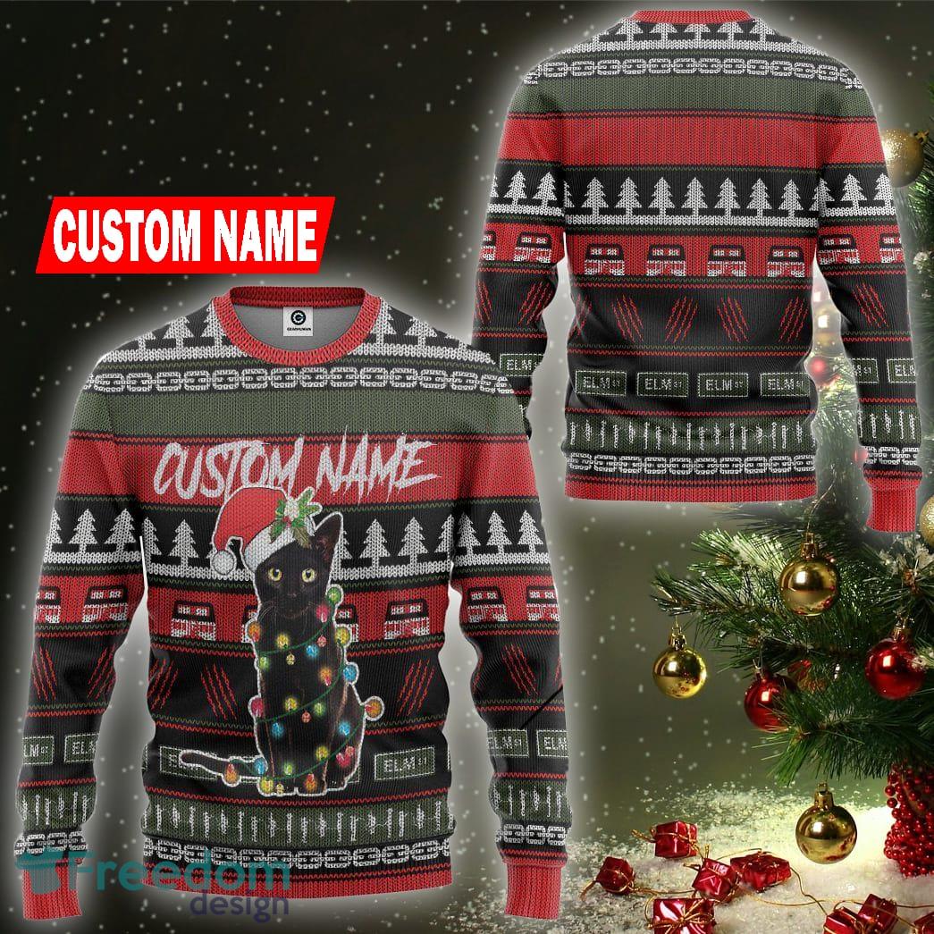 Kansas State Wildcats Custom Name & Number Personalized Ugly Christmas  Sweater, Ugly Sweater, Christmas Sweaters, Hoodie, Sweatshirt, Sweater -  Limotees