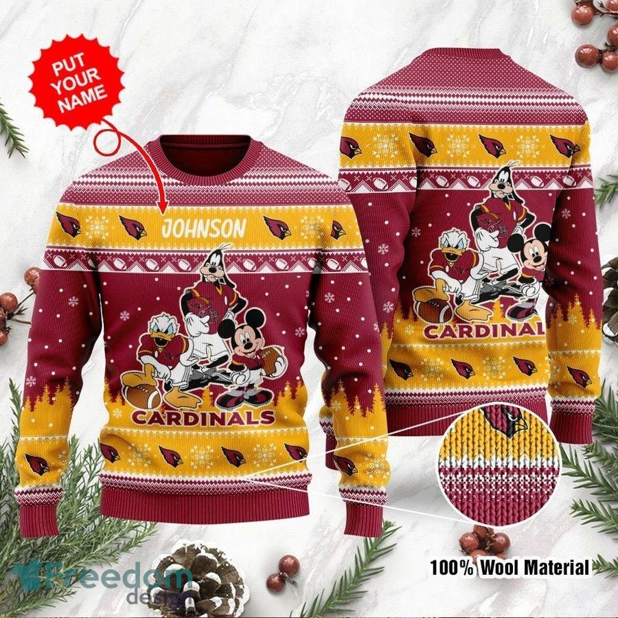 Personalized Buffalo Bills Mickey Mouse Disney Ugly Christmas Sweater