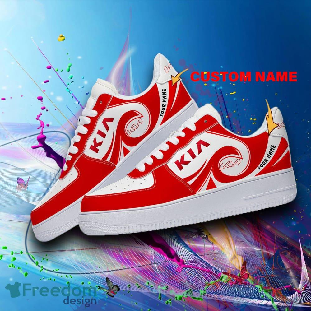 Custom Name Car Racing Kia Air Force 1 Shoes Men And Women For Fans Gift - Car Racing Kia_4 Custom Name Car Racing Kia Air Force 1 Shoes Men And Women For Fans Gift - Car Racing Kia_4