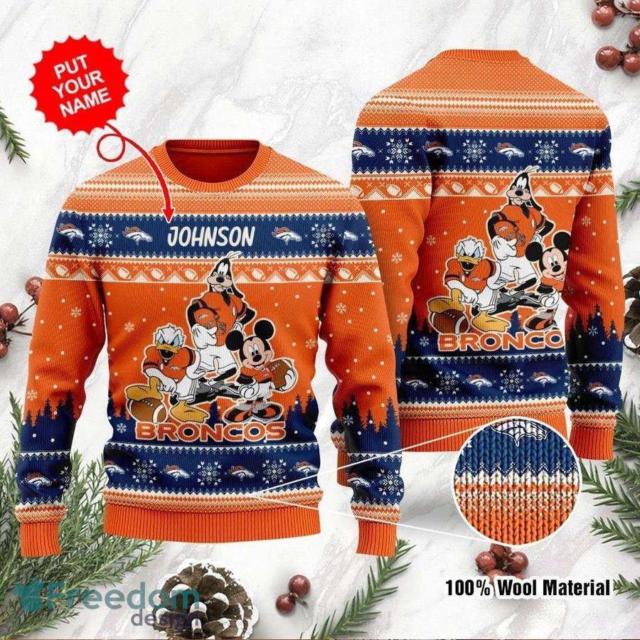 broncos holiday sweater