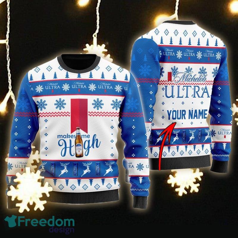 Michelob Ultra Christmas Gift Ugly Christmas Sweater