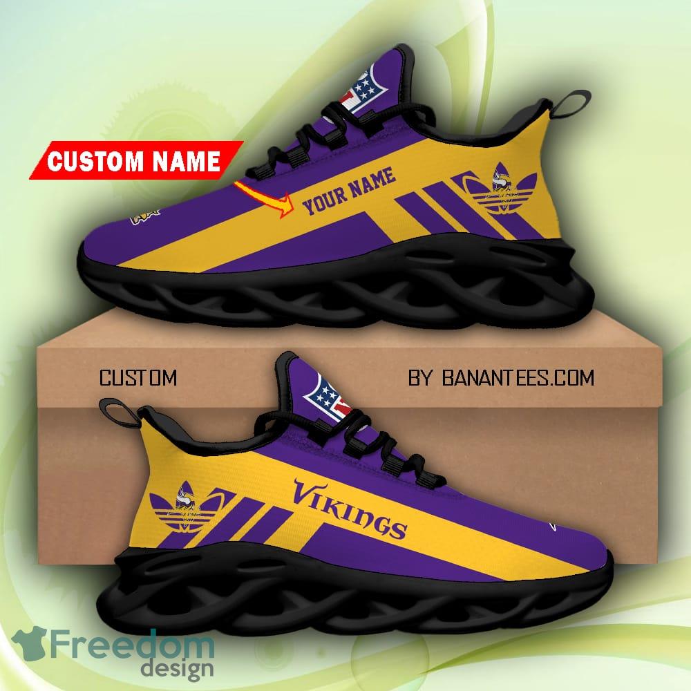 Minnesota Vikings NFL Purple Max Soul Sneakers Sport Shoes - Banantees