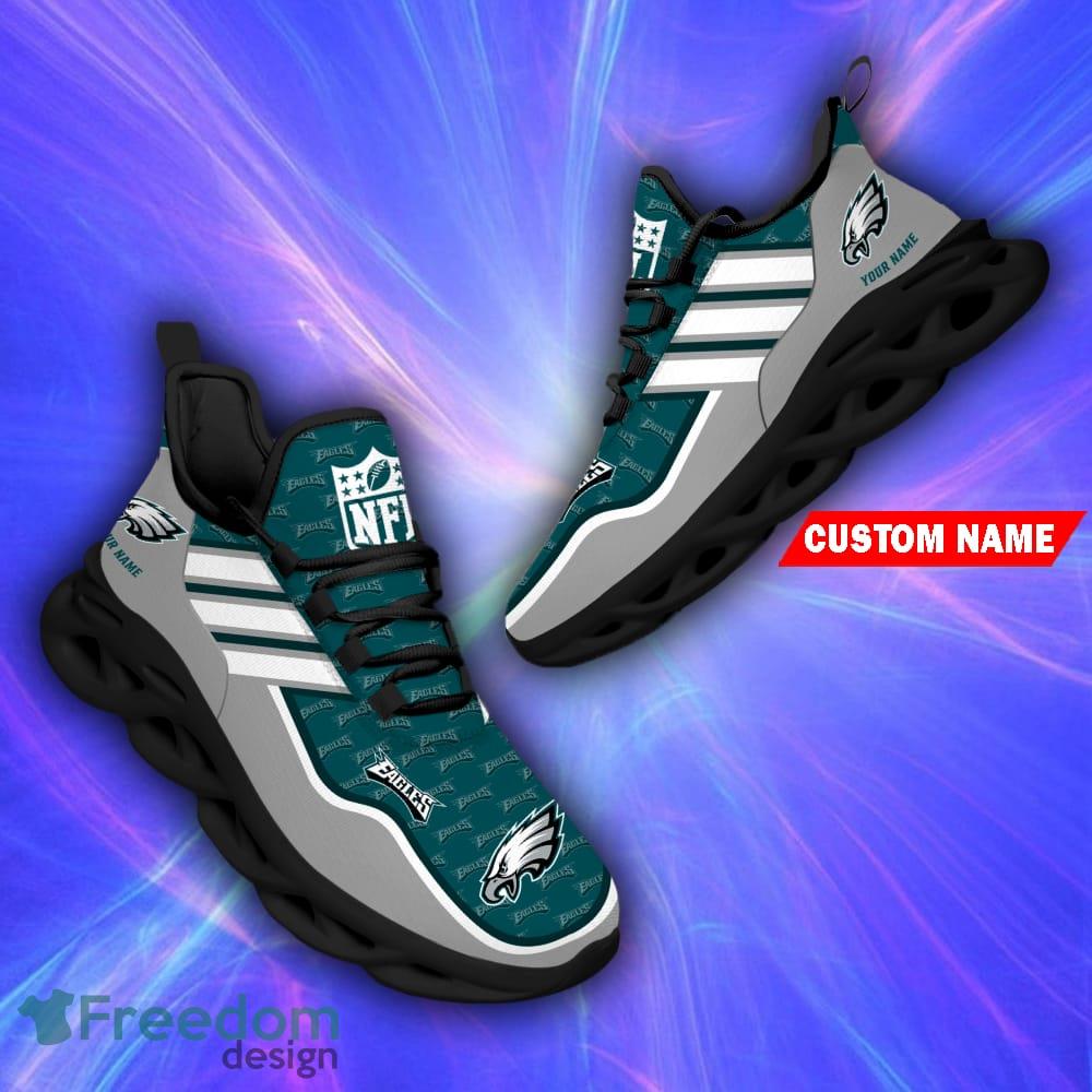 Philadelphia Eagles Chunky Shoes NFL Football Team Custom Name Max Soul  Sneakers - Freedomdesign