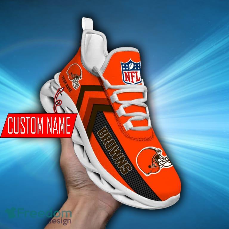 Cleveland Browns NFL Custom Name Max Soul Shoes Bet Gift For Men