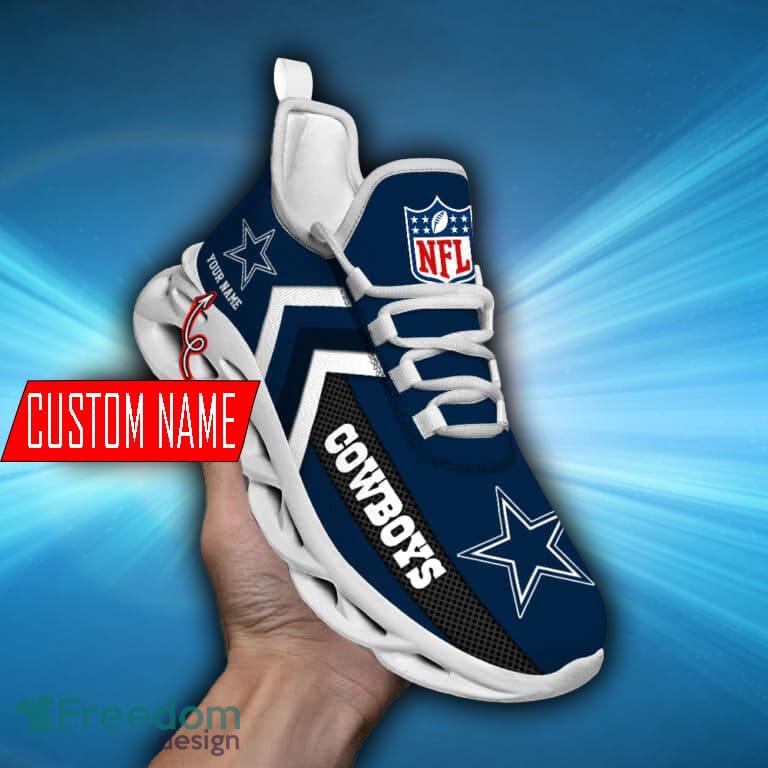 Dallas Cowboys Personalized Name NFL Max Soul Shoes Men And Women