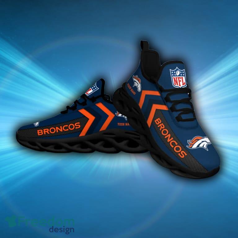 Denver Broncos NFL Custom Name Angle Wings Max Soul Shoes Trending Item -  YesItCustom