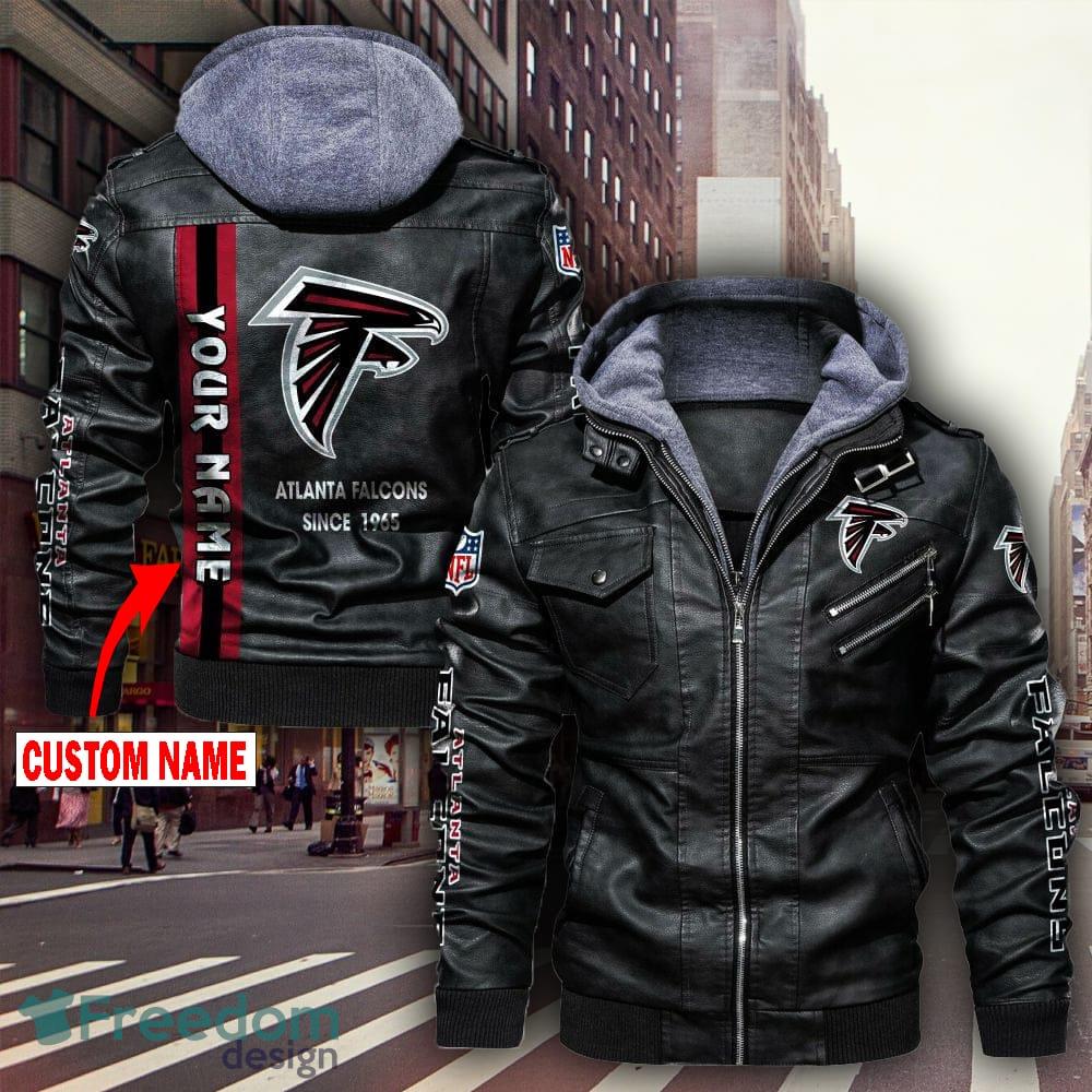 Atlanta Falcons Nfl Rise Up 2D Leather Jacket