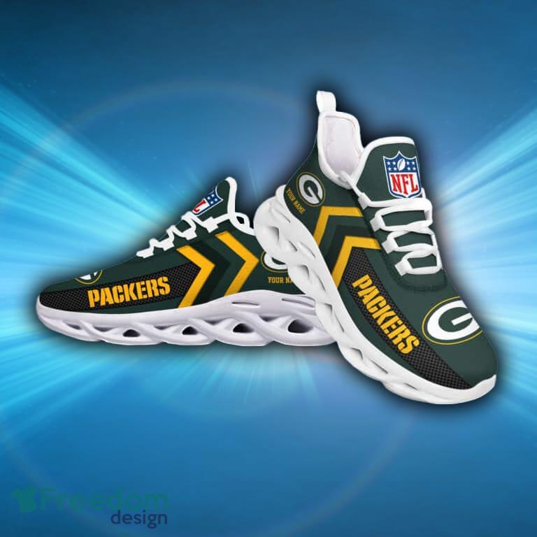 NFL Green Bay Packers Dark Green Black Edition Max Soul Shoes Gift