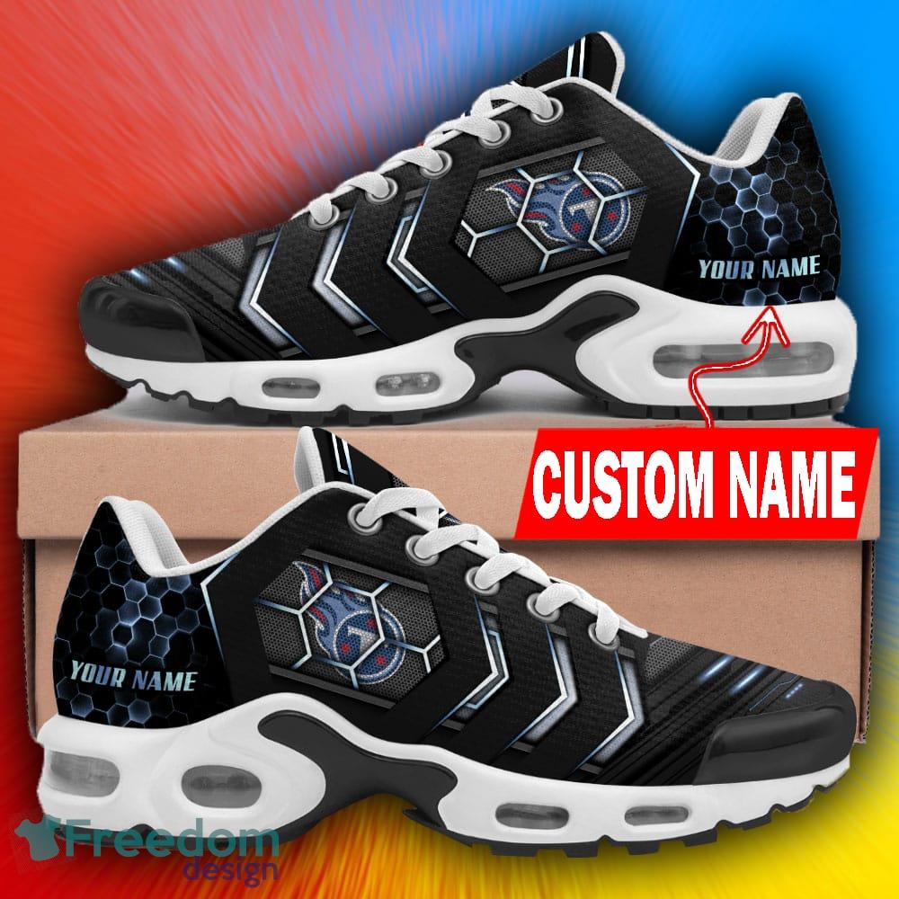 Tennessee Titans Air Jordan Hightop Shoes Custom Name - Freedomdesign